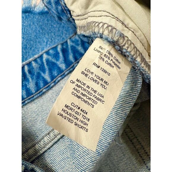 SMYMM Houston High Waisted Shorts in Tide Size 31 - Picture 7 of 7